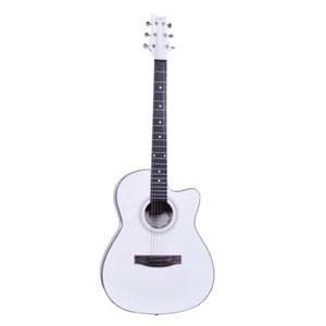 1562753813938-ASD39 WH,39 Cutaway Acoustic Guitar White.jpg